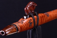 Logan Berry Native American Flute, Minor, Mid G-4, #H31I